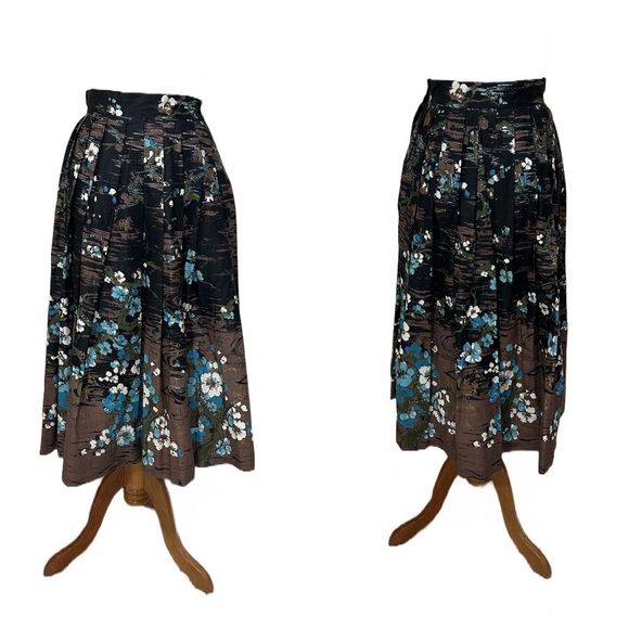 Vtg 50s Hawaiian circle skirt - Picture 1 of 9